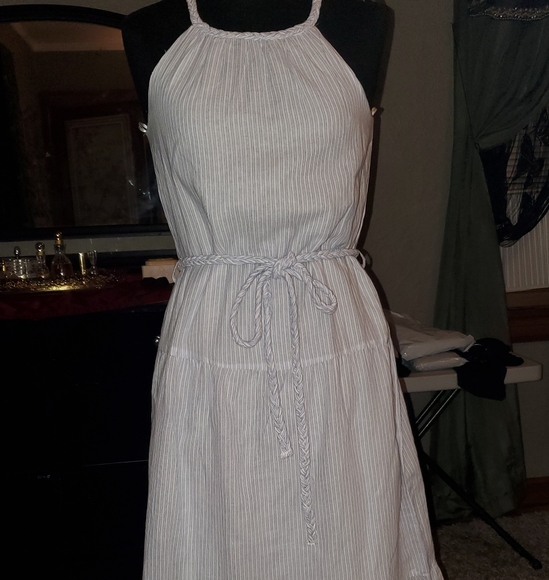 JAPNA Maxi Dress Size Small. Cotton Tiered Skirt - Picture 2 of 5